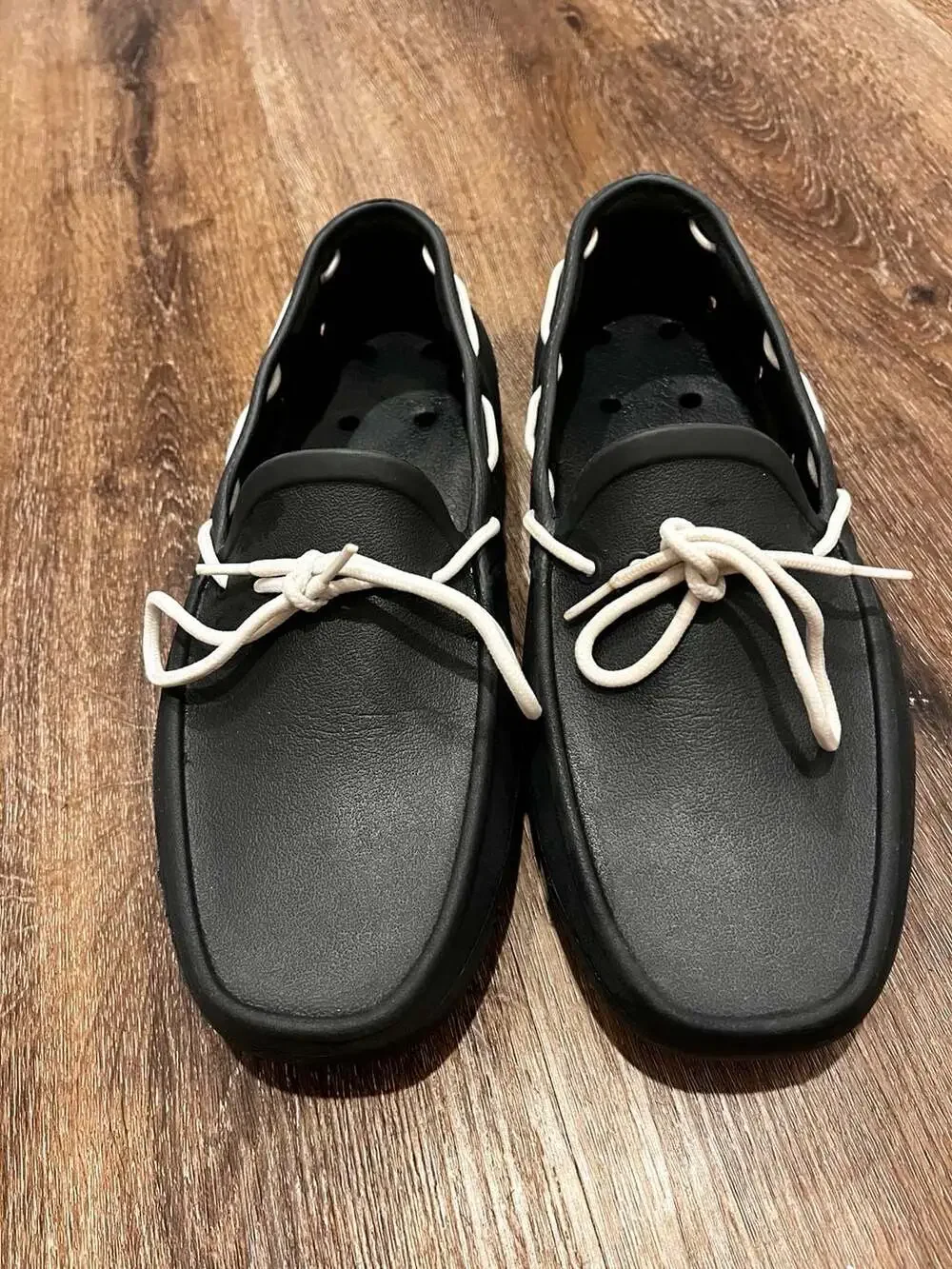 Tucket Giller Navy White Slip On Boat Deck Shoes